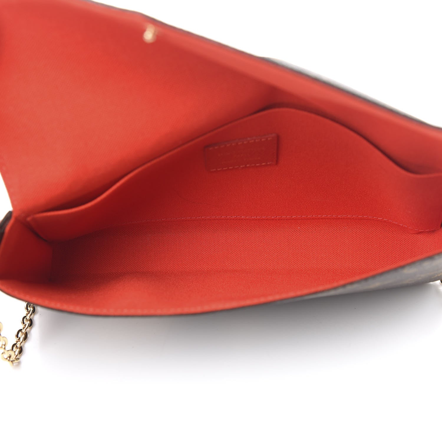 Louis Vuitton Monogram My LV World Tour Pochette Felicie Chain Wallet Coquelicot 7 of 14