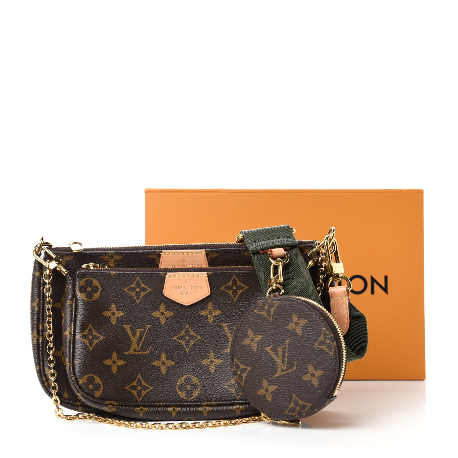 Louis Vuitton Monogram Multi Pochette Accessories Kaki 13 of 13