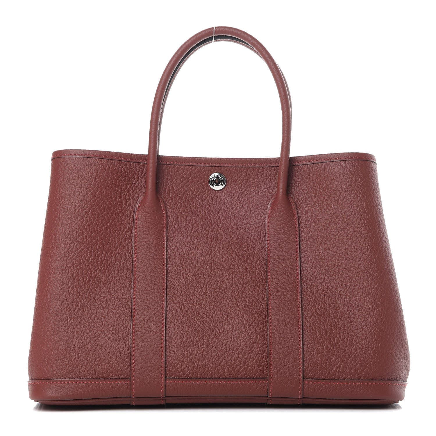 Hermes Vache Country Garden Party 30 TPM Rouge H 1 of 11