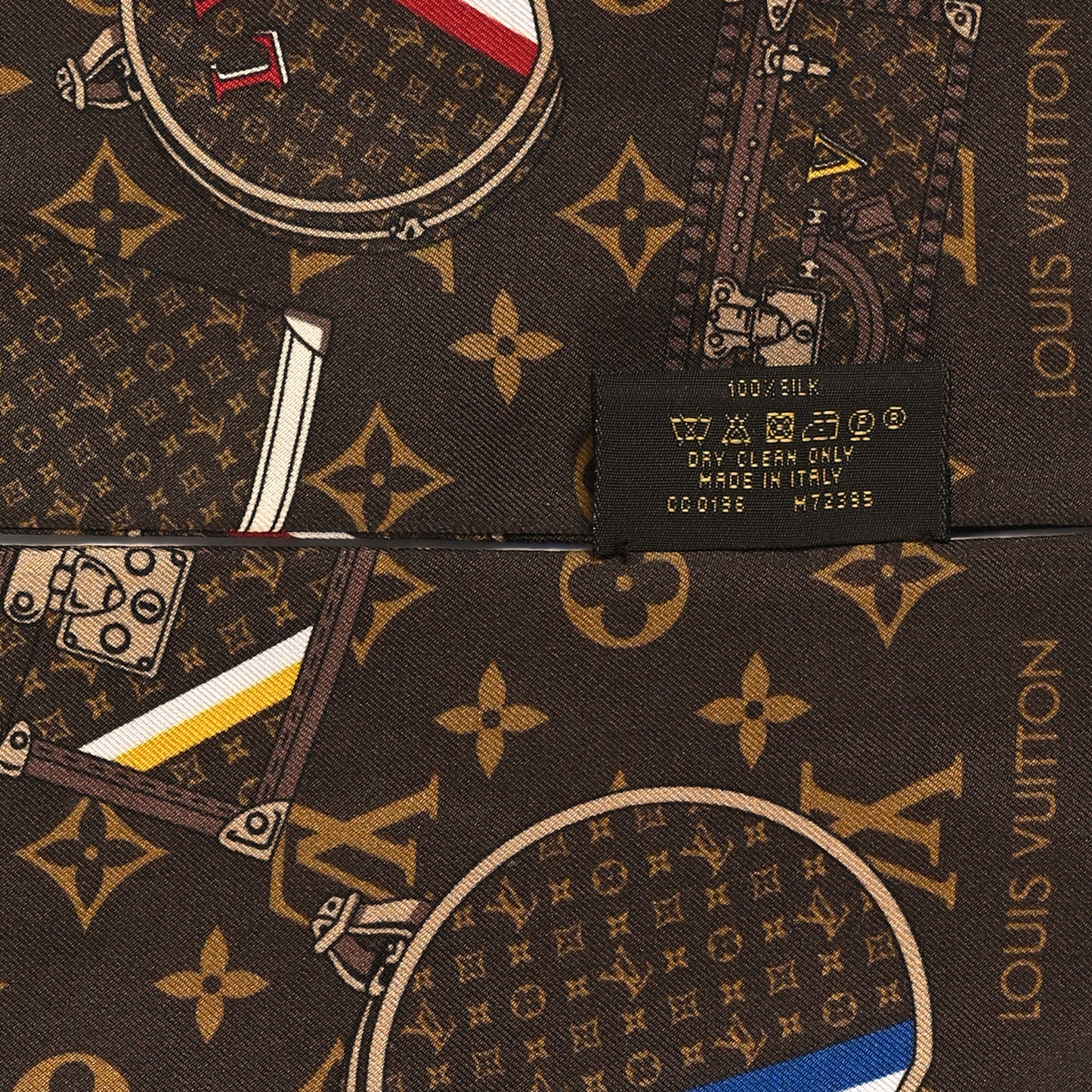 Silk Monogram Trunks Bandeau