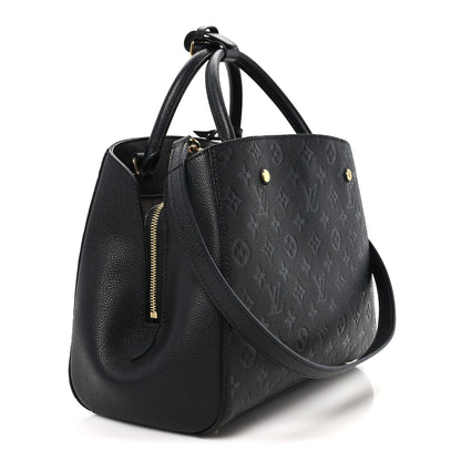 Louis Vuitton Empreinte Montaigne MM Black 3 of 12