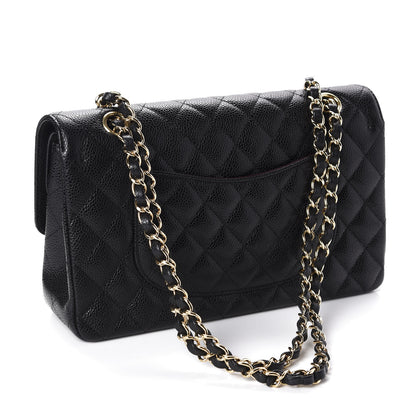 Chanel Caviar Quilted Medium Double Flap Black 2 of 10