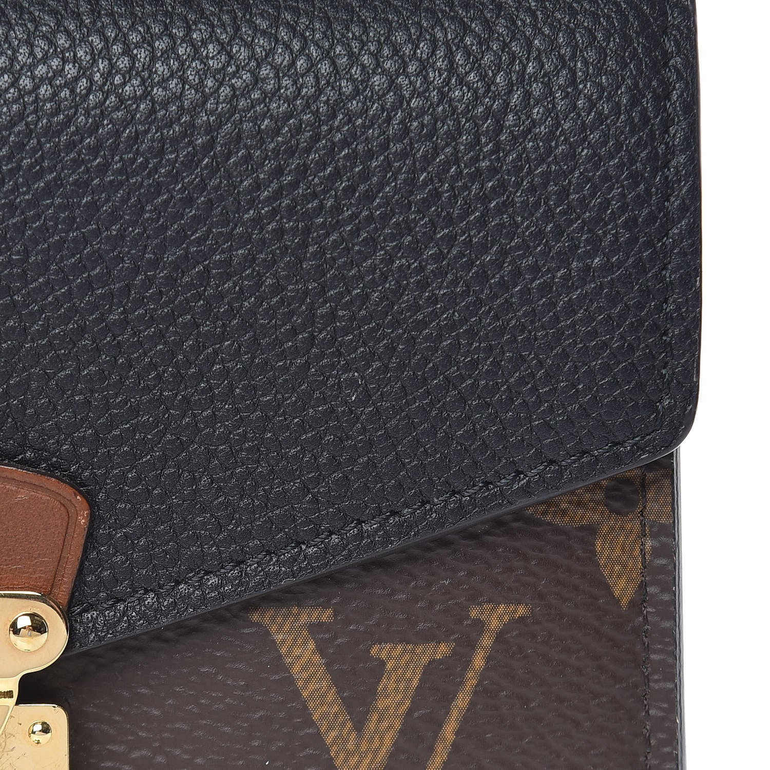 Louis Vuitton Monogram Pallas Compact Wallet NM Black 10 of 12