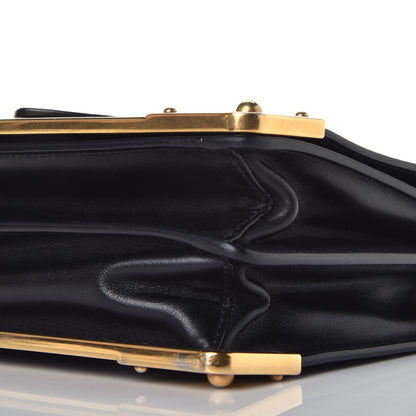 Prada City Calf Saffiano Cahier Bag Black 8 of 9
