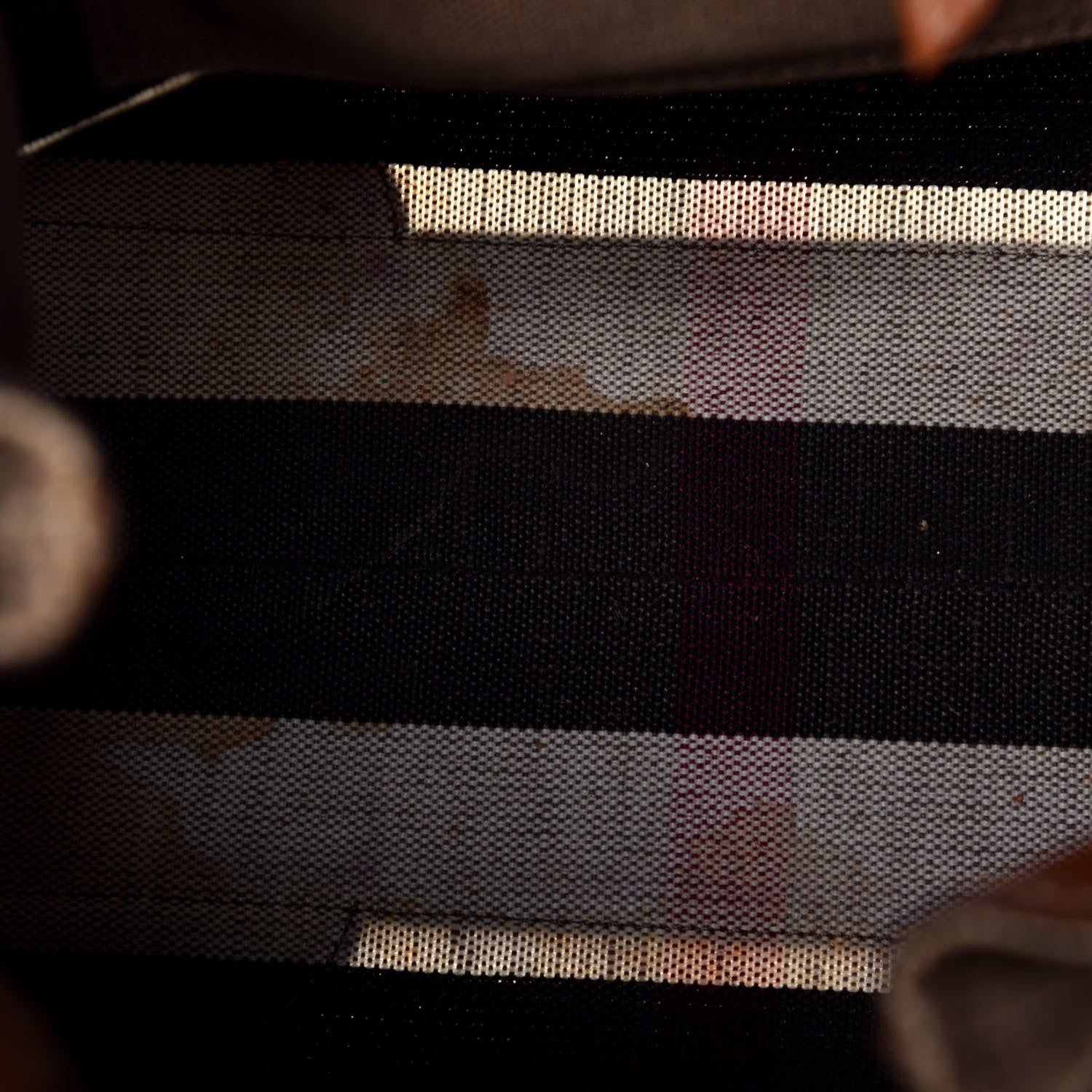 Burberry Canvas Mega Check Medium Maidstone Saddle Brown 9 of 10
