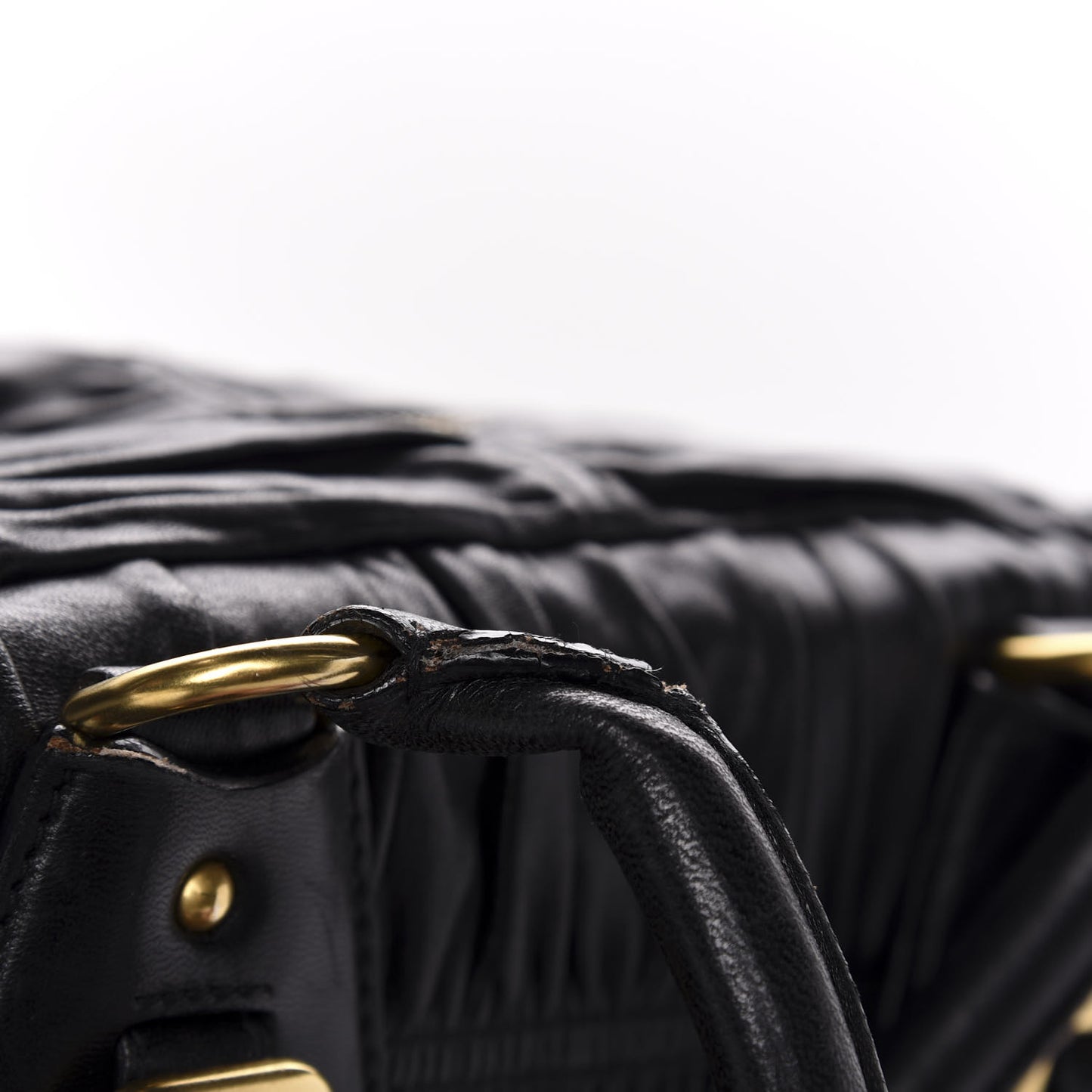 Nappa Gaufre Tote Black