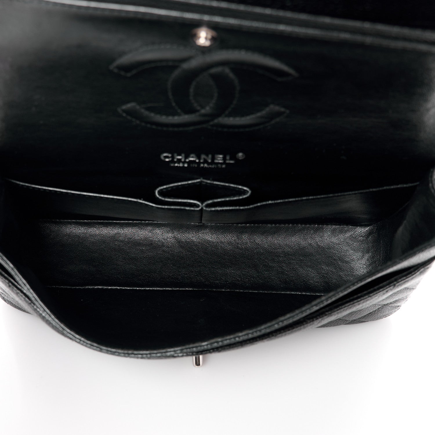 Chanel Caviar Quilted Medium Double Flap Black 5 of 15