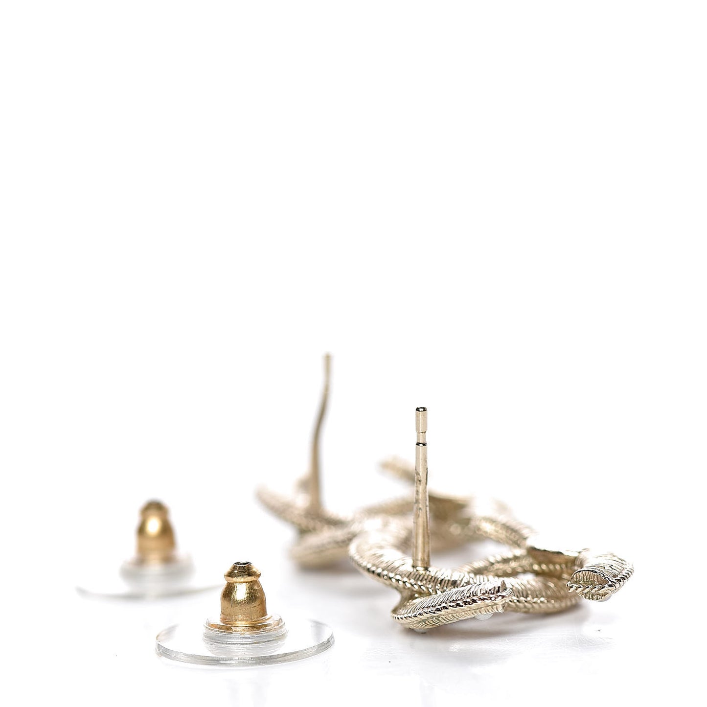 Pearl CC Earrings Gold