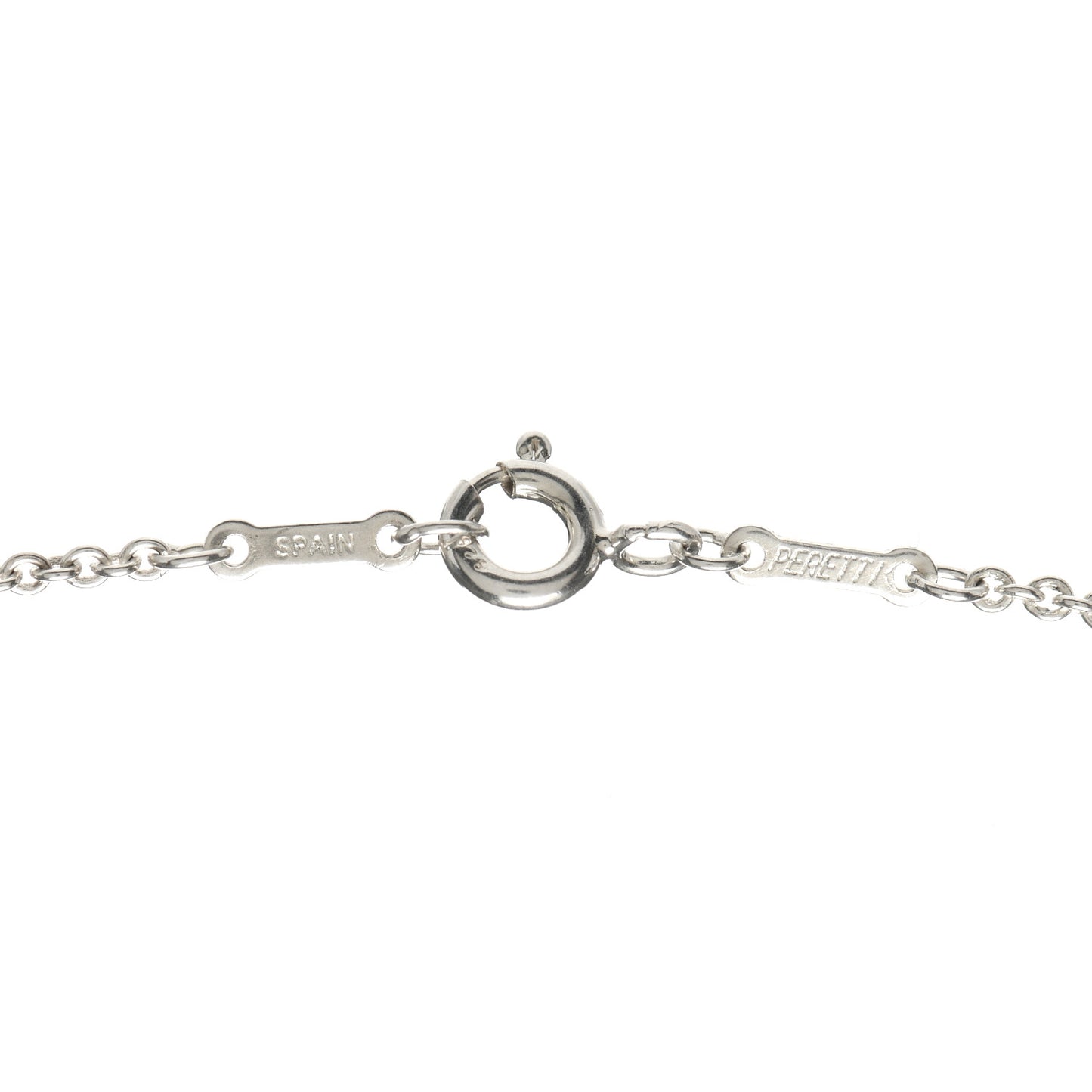 Sterling Silver Elsa Peretti Infinity Cross Pendant Necklace