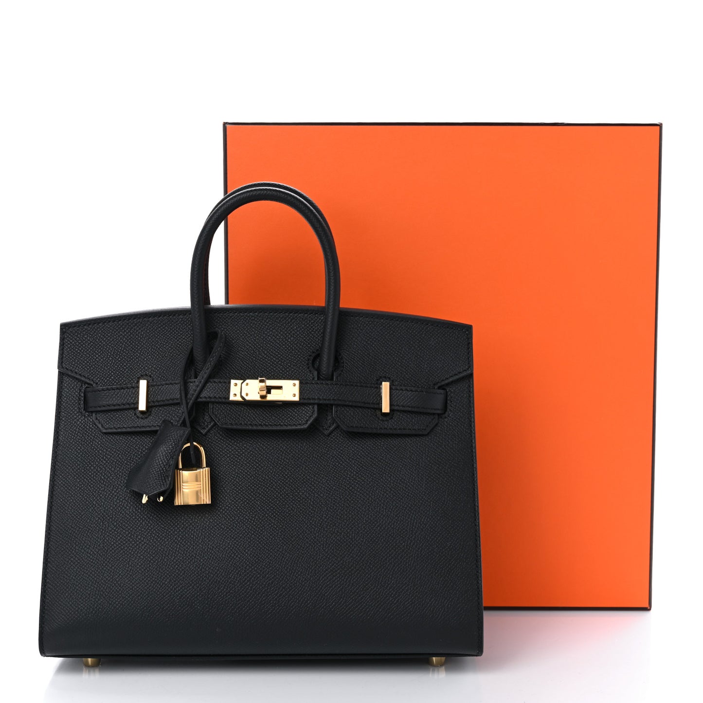 Epsom Birkin Sellier 25 Black