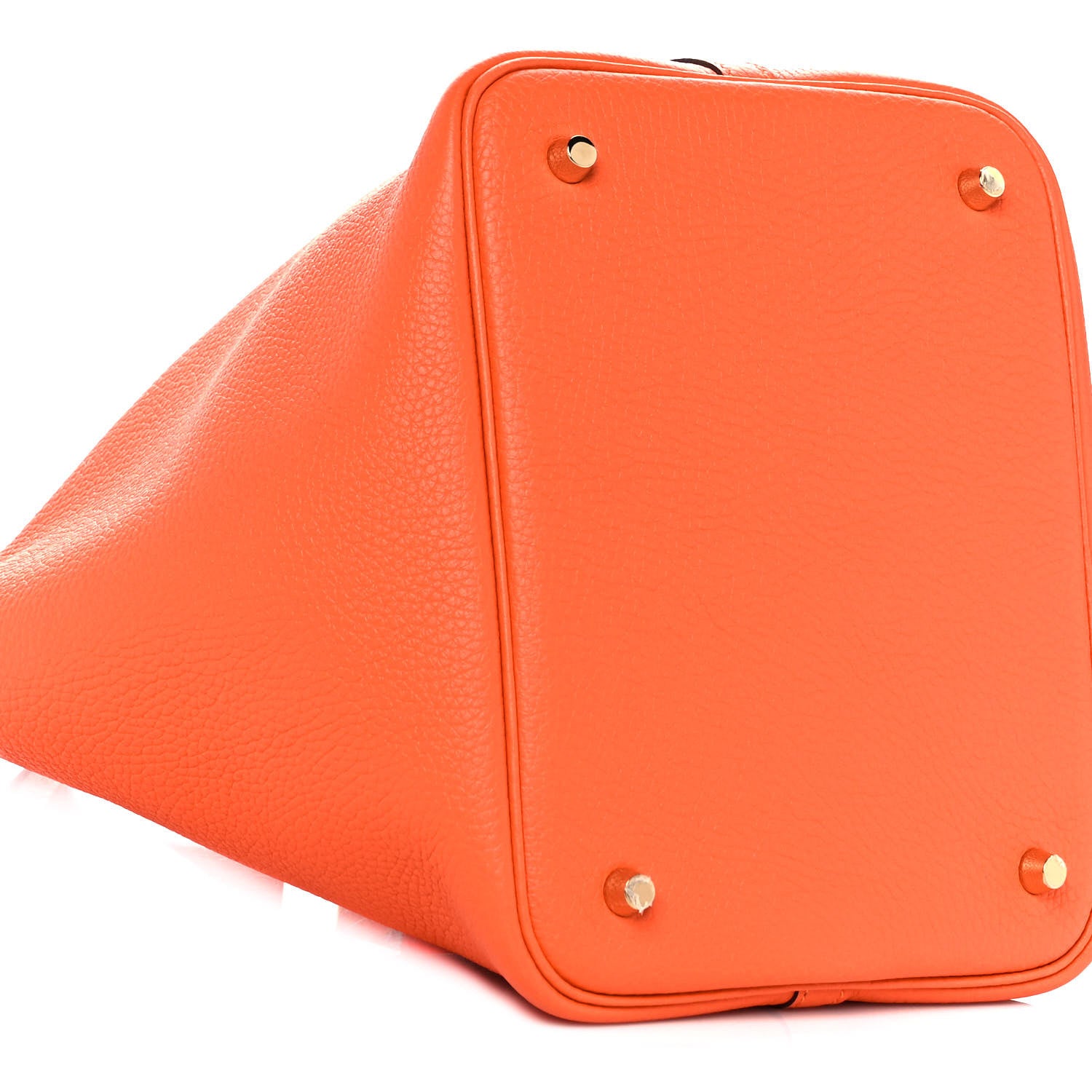 Hermes Taurillon Clemence Picotin Lock 22 MM Orange 7 of 9