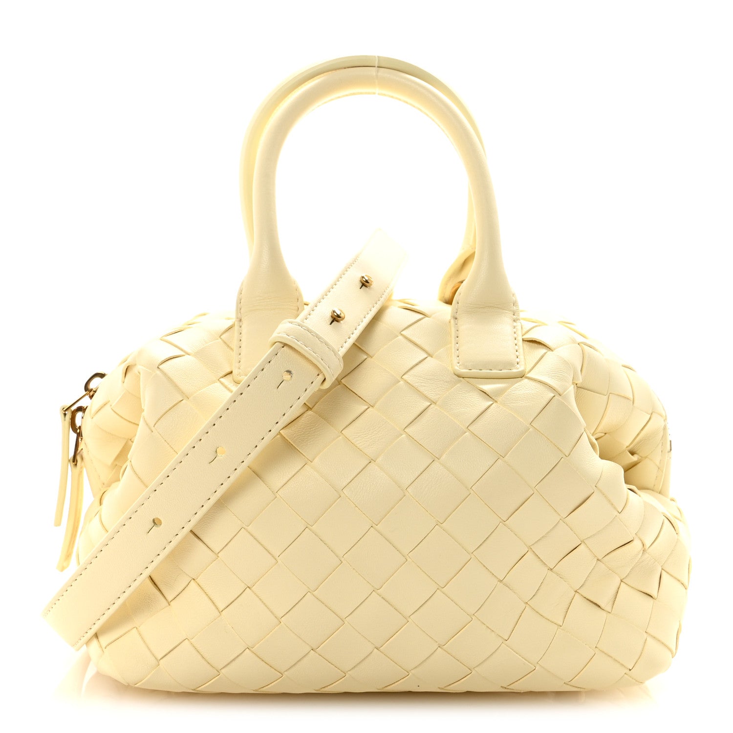 Bottega Veneta Nappa Intrecciato Mini Bauletto Camomile 1 of 9