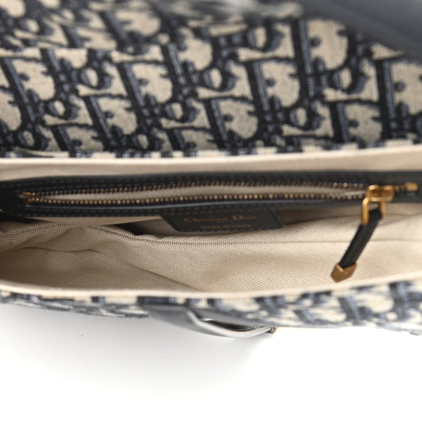 Oblique Saddle Bag Blue
