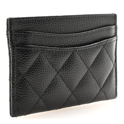 Chanel Caviar Quilted Card Holder Black 3 of 8