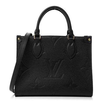 Louis Vuitton Empreinte Monogram Giant Onthego PM Black 1 of 11