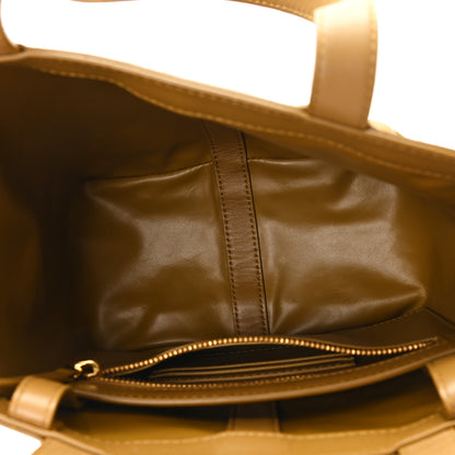 Bottega Veneta Nappa Intrecciato Small Flip Flap Tote Acorn Brass 4 of 8