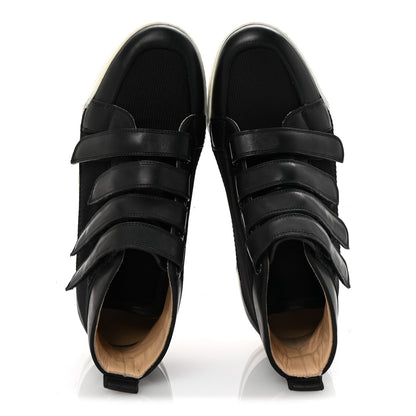 Christian Louboutin Calfskin Mens Rankiddo High Top Sneakers 43 Black 2 of 9