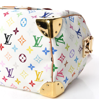 Louis Vuitton Monogram Multicolor Speedy 30 White 6 of 14