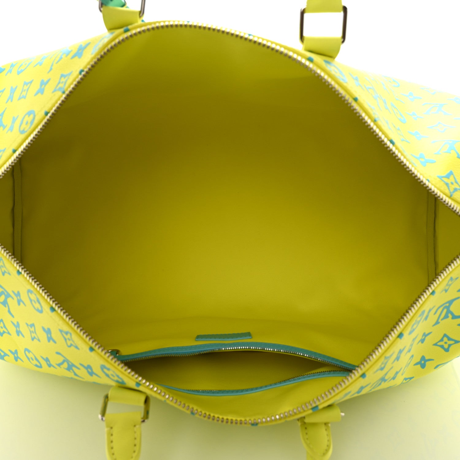 Louis Vuitton Monogram Playground Keepall Bandouliere 50 Lime 7 of 16