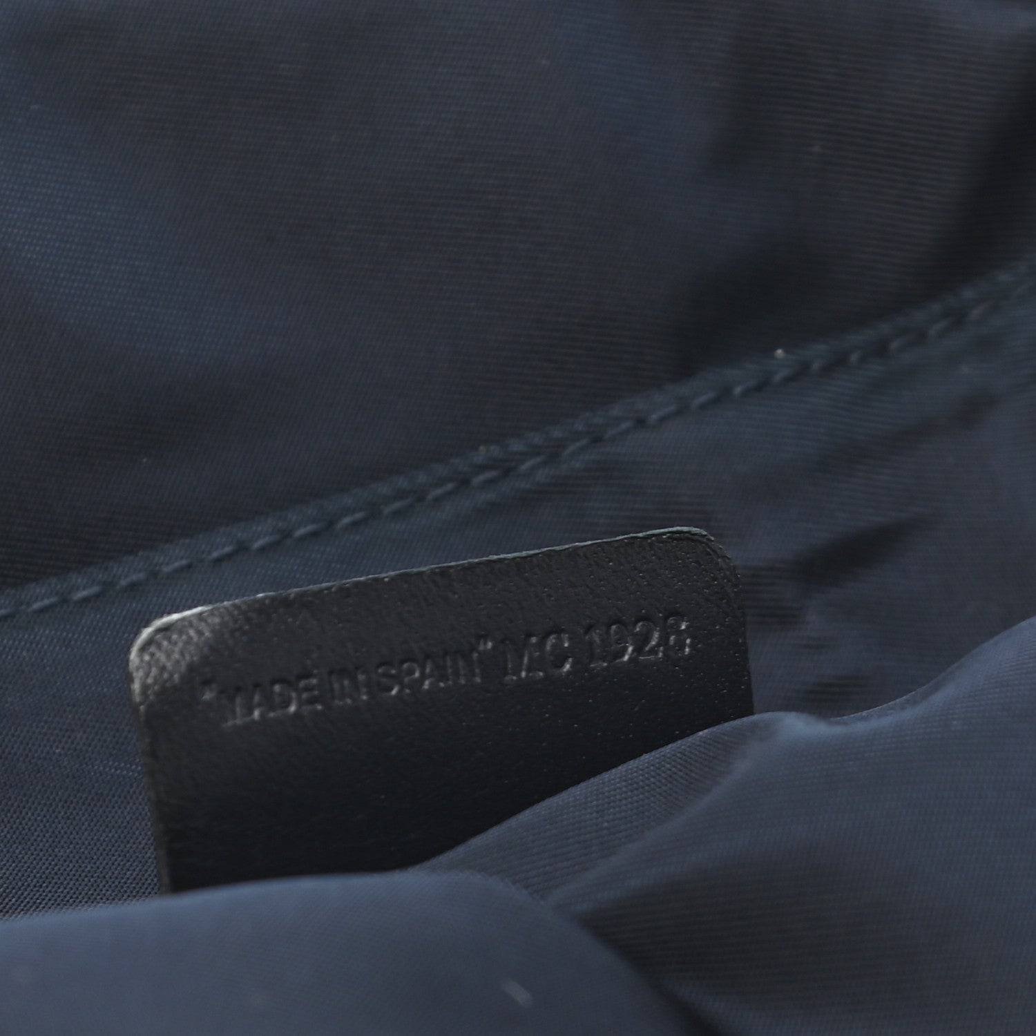 Christian Dior Monogram Mini Saddle Zip Pouch Navy Blue 8 of 8