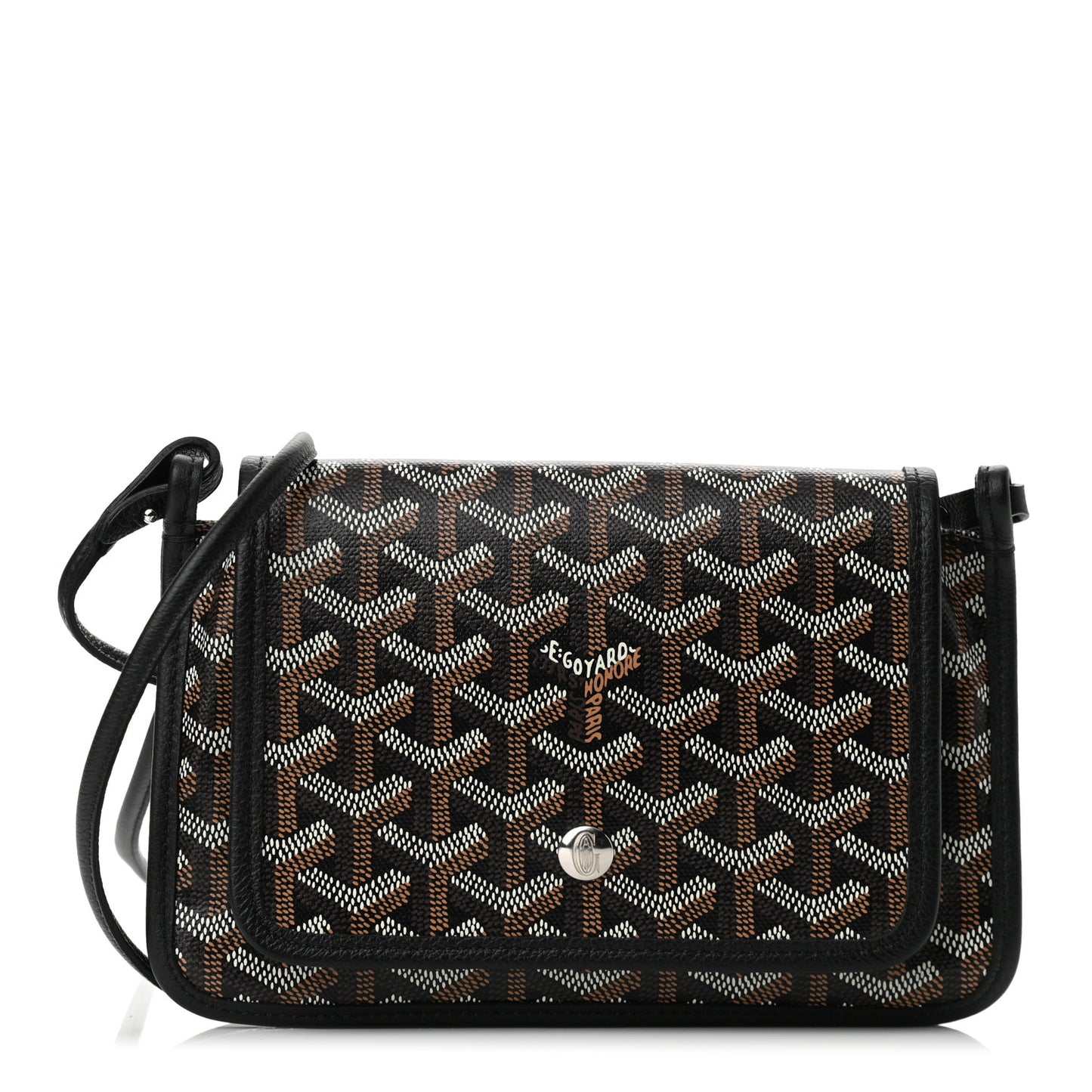 Goyardine Plumet Wallet Clutch Black