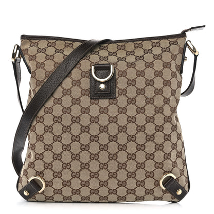 Gucci Monogram Abbey Messenger Bag Dark Brown 1 of 10