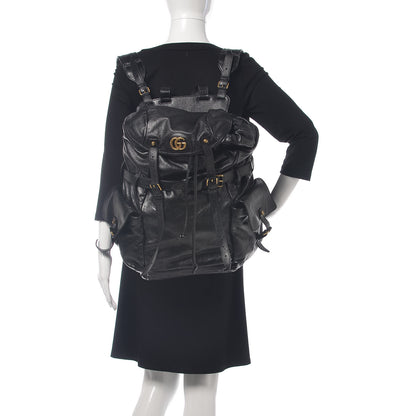 Gucci Piuma Lux Calfskin Re(Belle) Backpack Black 2 of 19