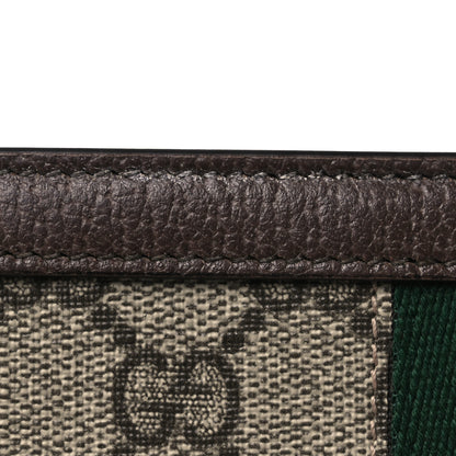 Gucci GG Supreme Monogram Web Ophidia Pouch Brown 13 of 13