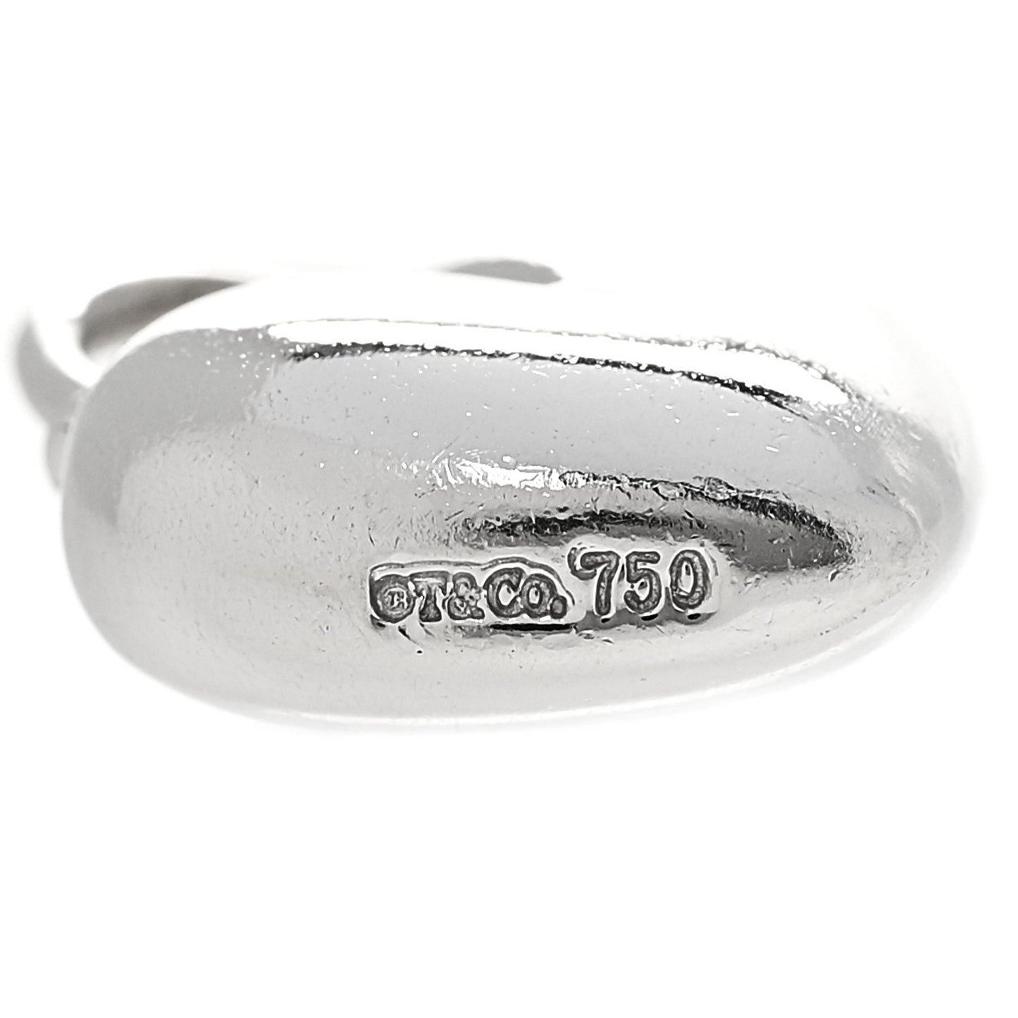 18K White Gold Diamond Puffed Heart Charm Pendant