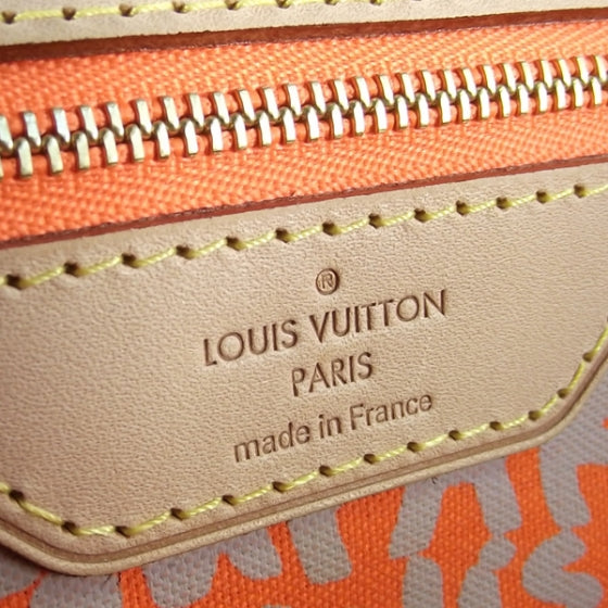 Monogram Graffiti Neverfull GM Orange
