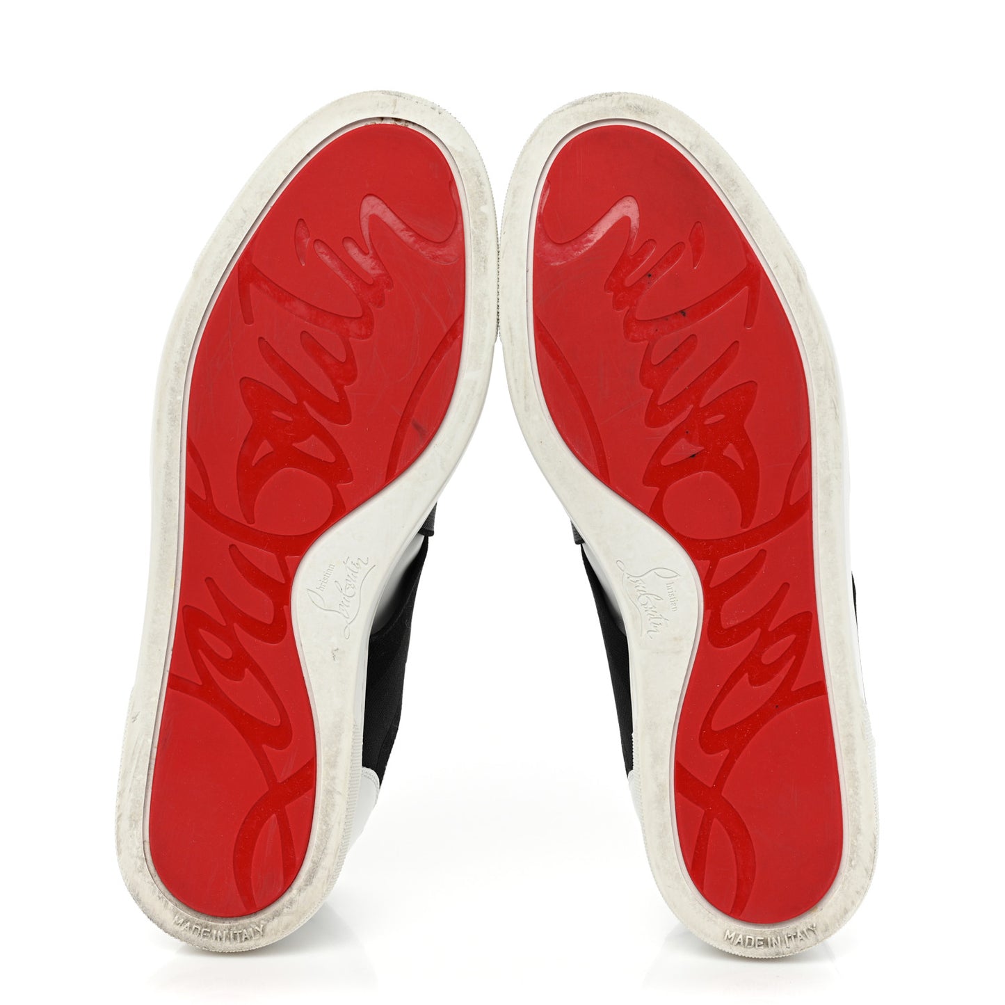 Calfskin Elastikid Donna Flat Sneakers 35 Bianco Black