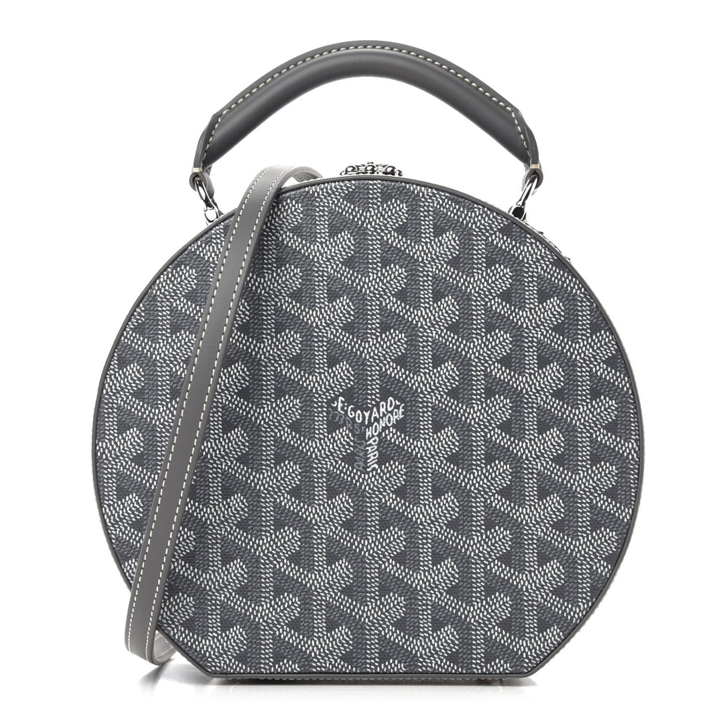 Goyardine Alto Hatbox Grey