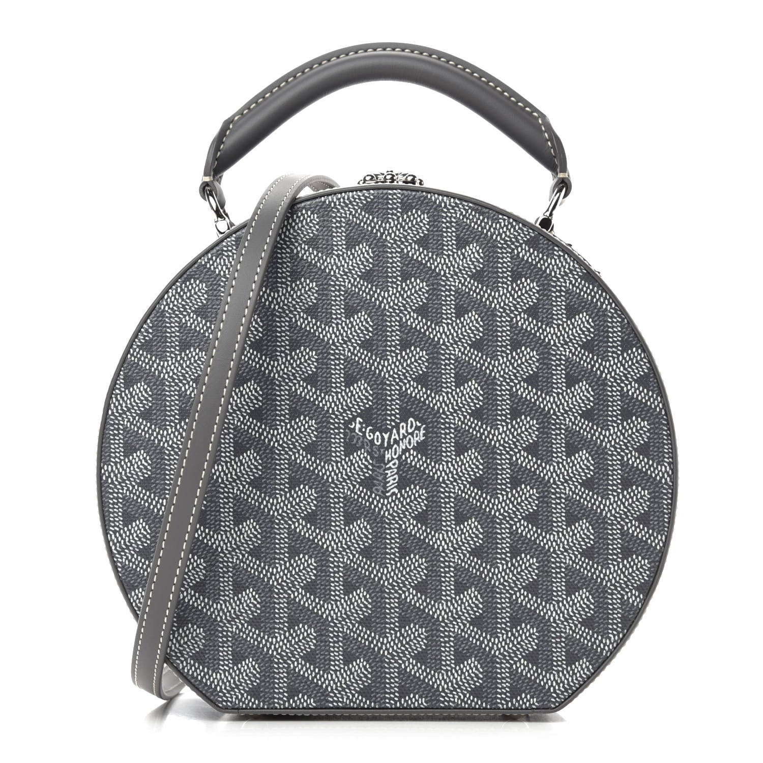 Goyard Goyardine Alto Hatbox Grey 1 of 9