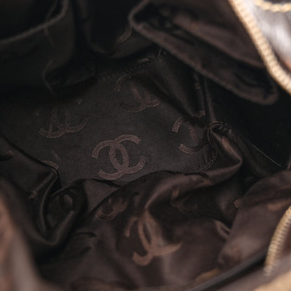 Chanel Caviar CC Stitched Medium Hobo Brown 5 of 16