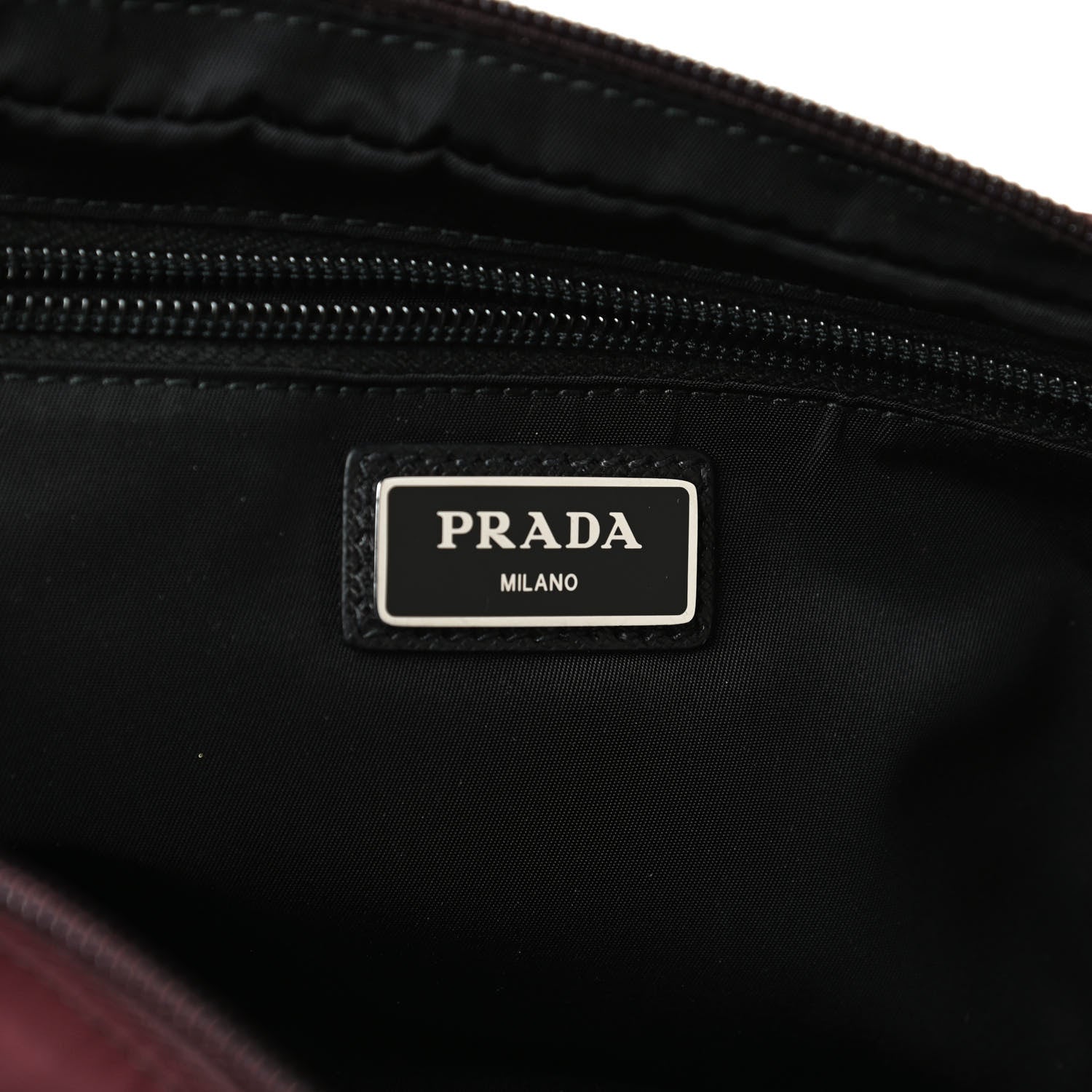 Prada Re-Nylon Saffiano Belt Bag Z Bordeaux 6 of 10