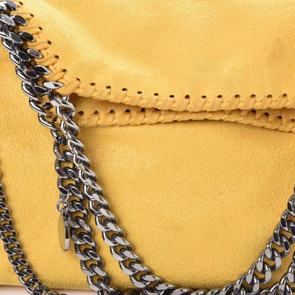 Stella McCartney Shaggy Deer Falabella Mini Fold Over Tote Yellow 8 of 13