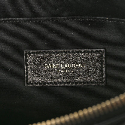 Saint Laurent Calfskin Matelasse Monogram Cassandre Tablet Pouch Black 7 of 8
