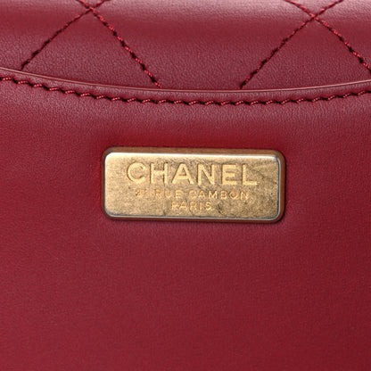 Chanel Calfskin Stitched Flap Red 12 of 14