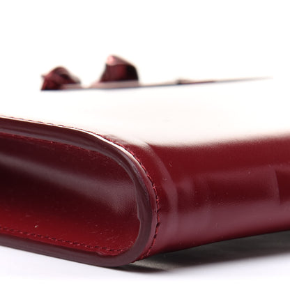Alexander McQueen Calfskin Knuckle Flat Clutch Oxblood 9 of 10