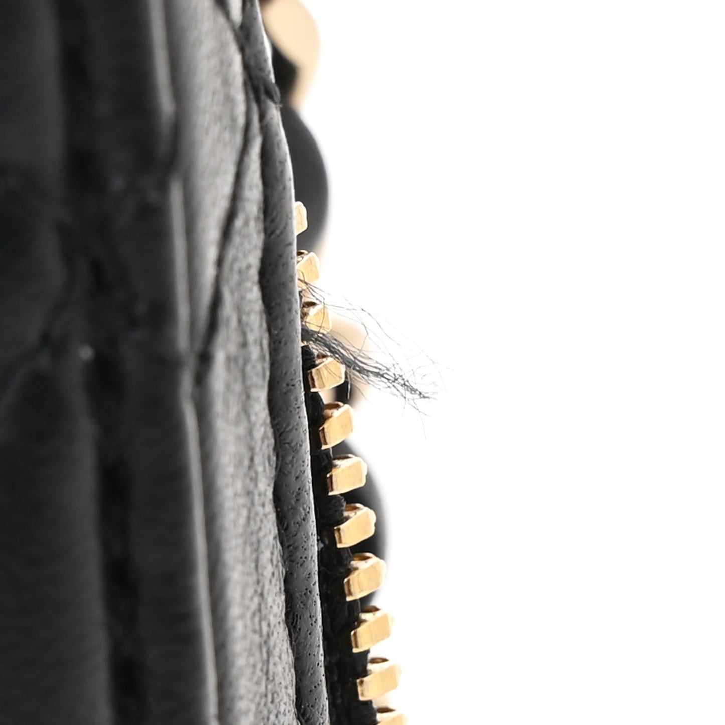 Lambskin Quilted Coco Click Bag Black