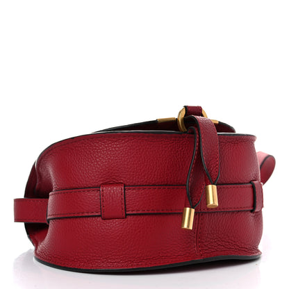 Chloe Calfskin Mini Marcie Round Crossbody Bag Red 4 of 12