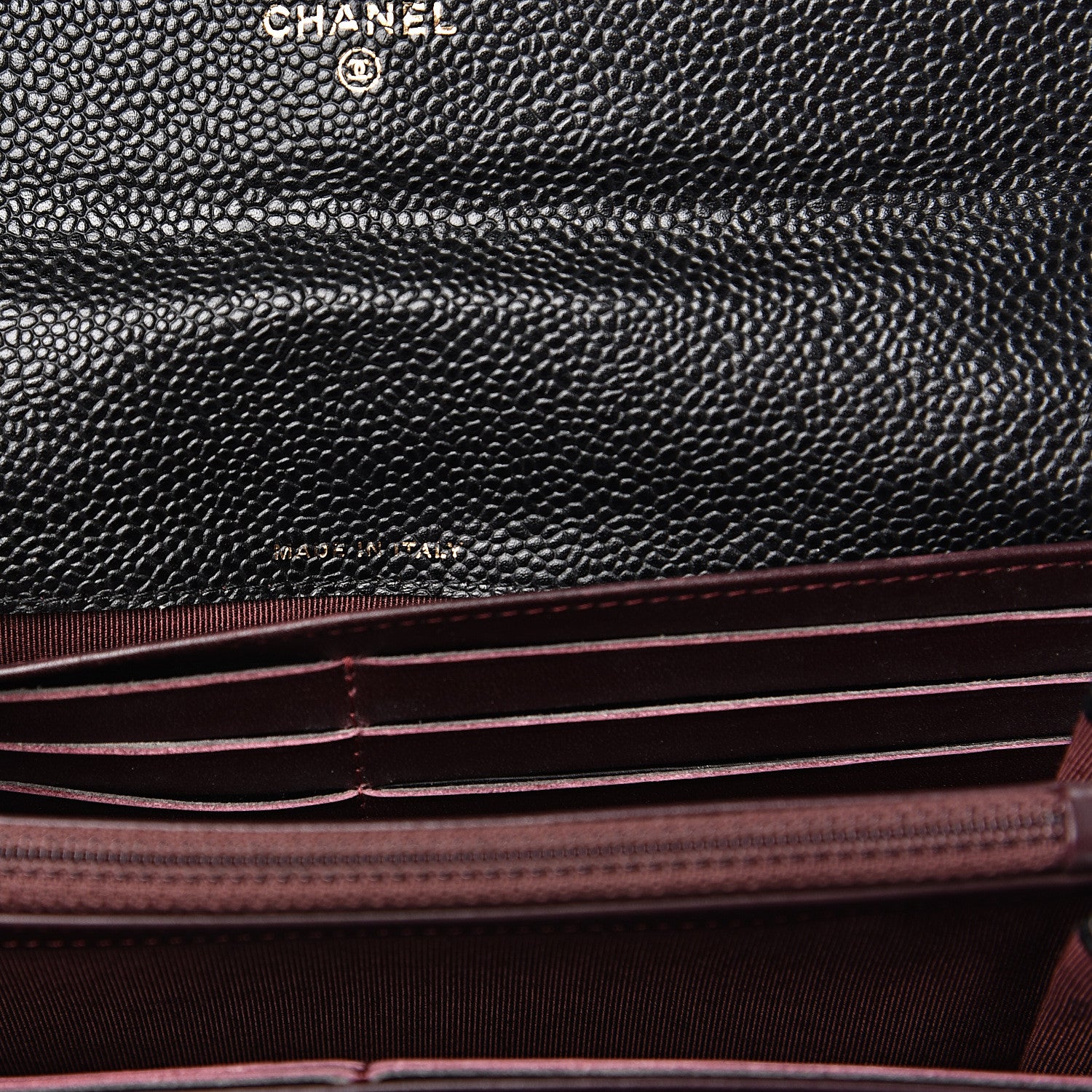 Chanel Caviar Quilted Large Gusset Flap Wallet Black 9 of 9
