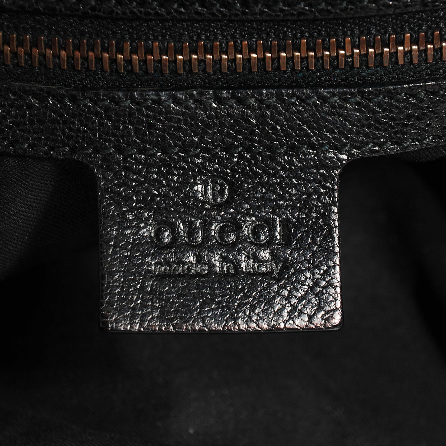 Leather Bamboo Tote Black