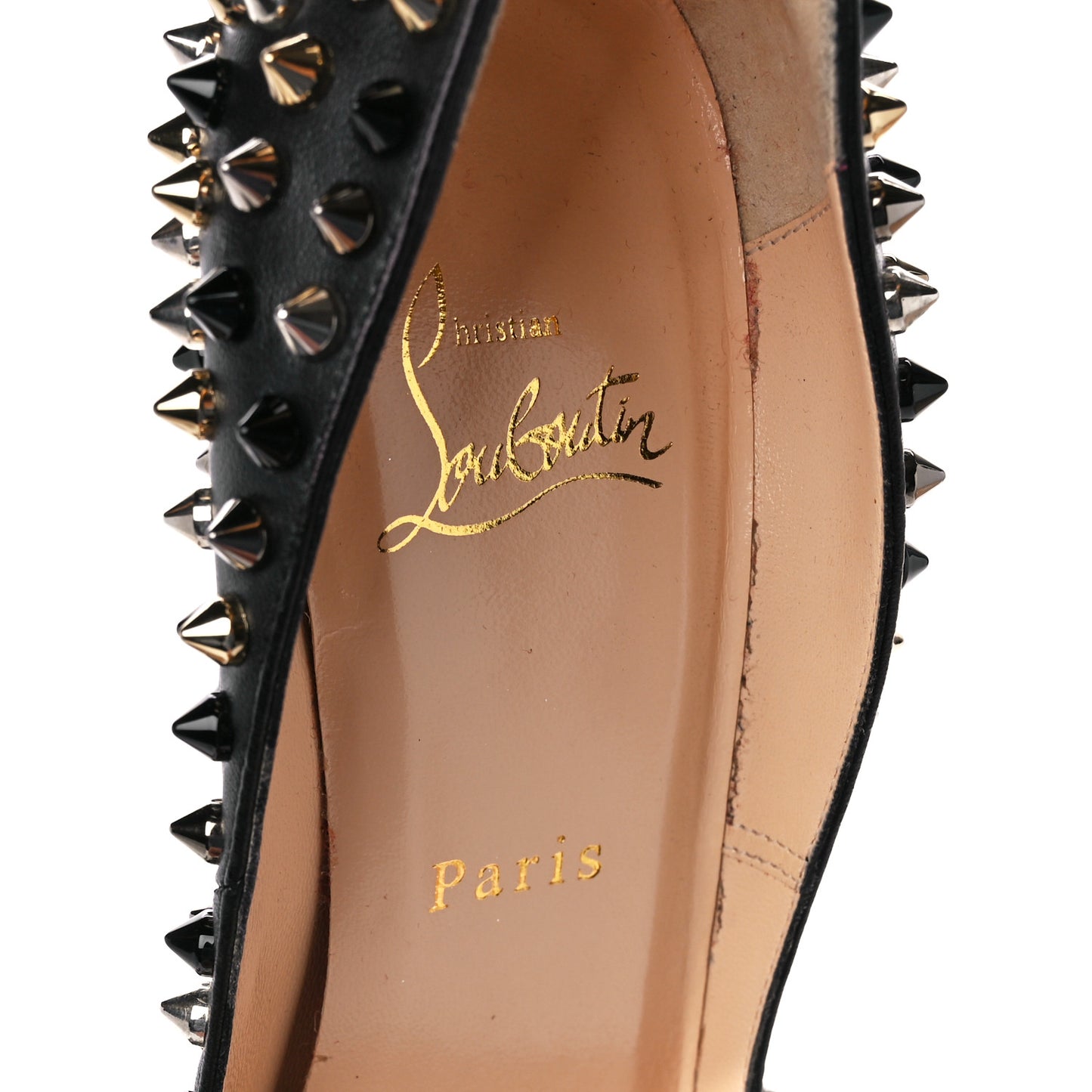 Nappa Pigalle Spikes 120 Pumps 35.5 Black
