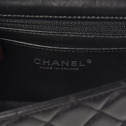 Chanel Lambskin Quilted Mini Rectangular Flap Black 6 of 10