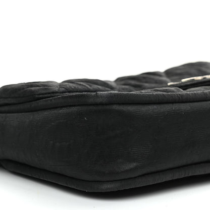 Chanel Coated Canvas Quilted Le Marais Flap Black 8 of 9