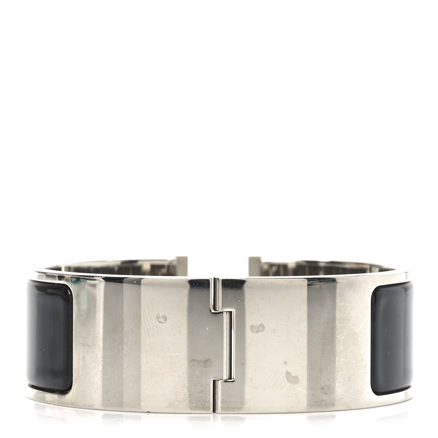 Enamel Wide Clic Clac H Bracelet PM Black