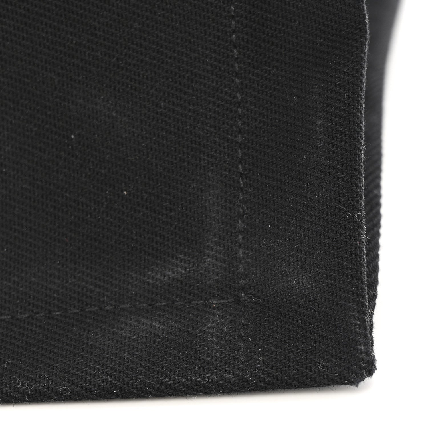 Saint Laurent Linen Calfskin Rive Gauche Tote Black 11 of 13
