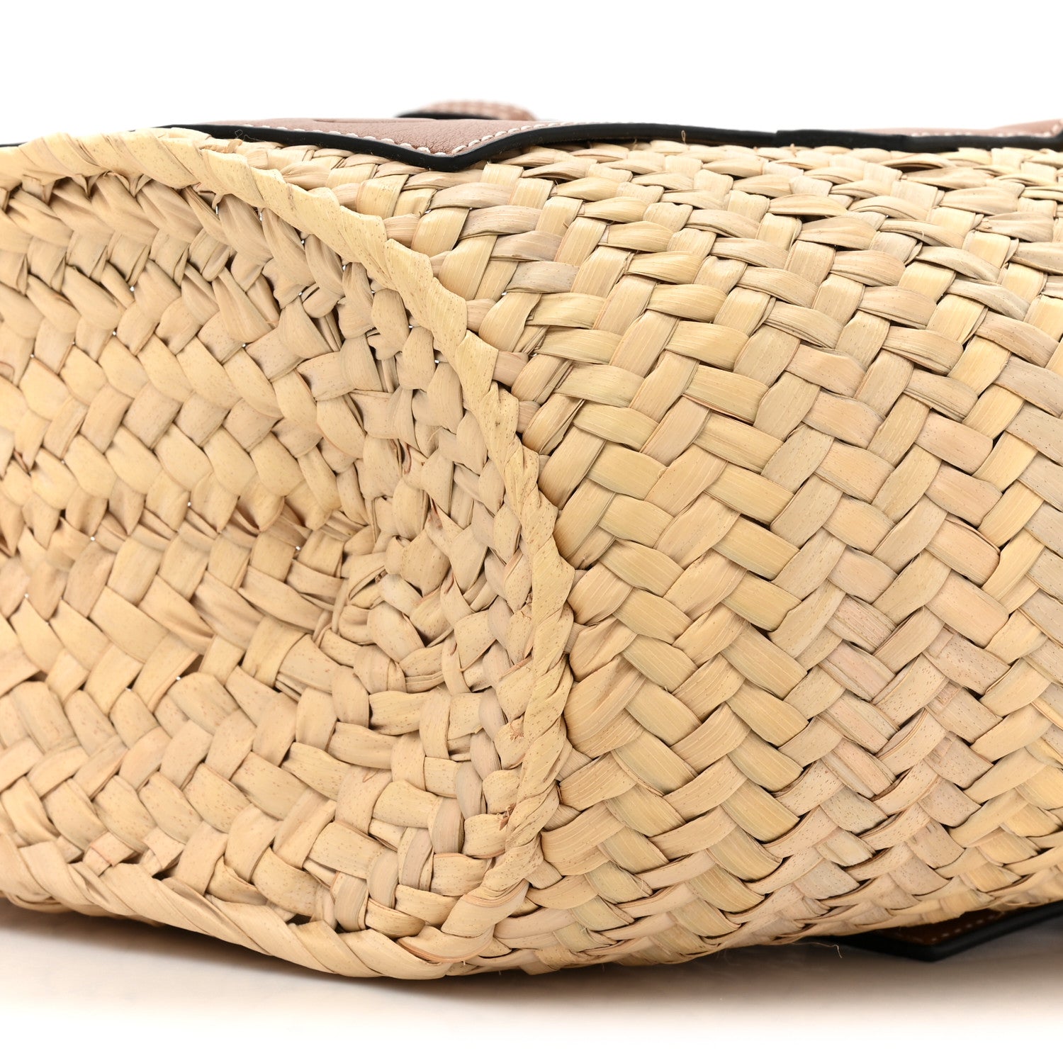 Loewe Raffia Small Basket Tote Bag Natural Tan 7 of 10