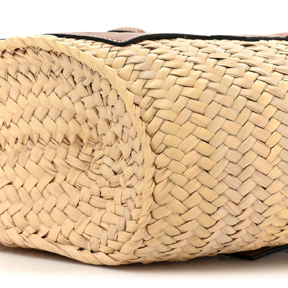 Loewe Raffia Small Basket Tote Bag Natural Tan 7 of 10